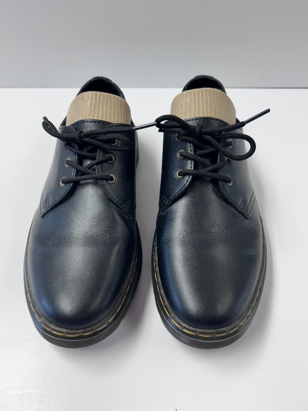 Dr. Martens Smooth Black Leather Oxfords Mens US 9 Womens US 10 Zavala Lo Shoes